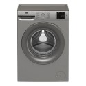 BM3WU3741S Beko 7kg 1400rpm Washing Machine - Silver - B-Rated, Quick Wash