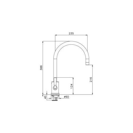 Blanco BM5300CH eye Cruciform Tap Chrome