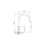 Blanco BM5300CH eye Cruciform Tap Chrome