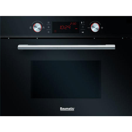 Baumatic BMC460BGL 44 Litre Integrated Combination Microwave Oven Black