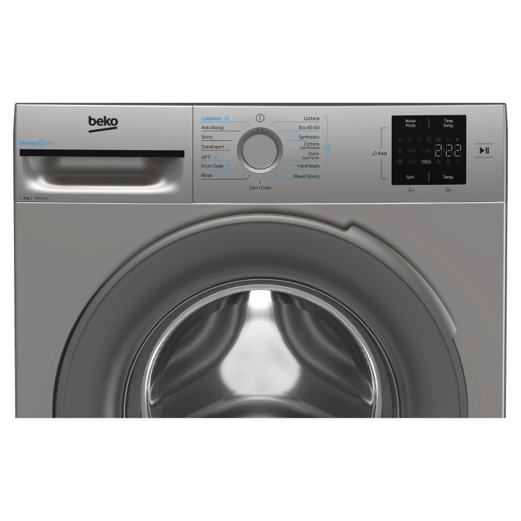 Beko B300 8kg 1400rpm Washing Machine - Silver