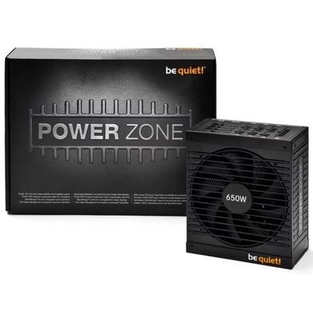 Be Quiet! 650W Power Zone PSU Modular Fluid Dynamic Fan 80+ Bronze SLI/XFire Cont. Power