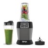 Refurbished Ninja Personal Blender with Auto IQ and 2 Bottles Grey
