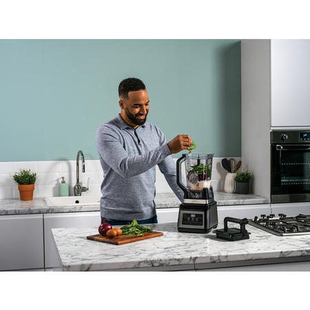 Refurbished Ninja 2 in 1 Blender With Auto-IQ Grey