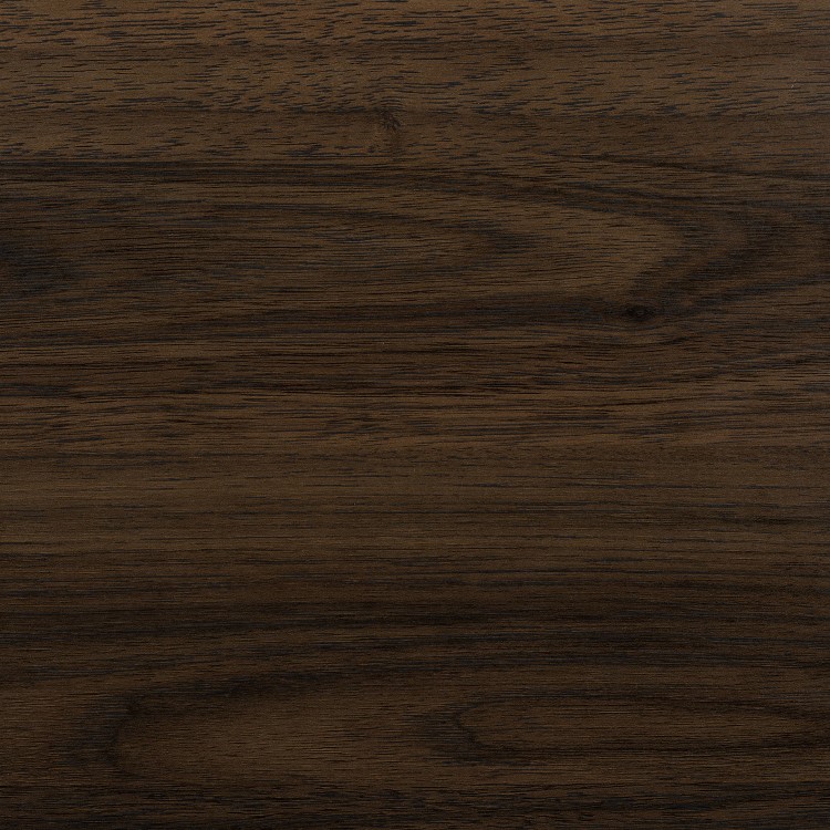 Dark Wood Modern Office Desk with Drawers - Banks