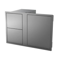 Beefeater Single Door /Double Draw Combo - Stainless Steel