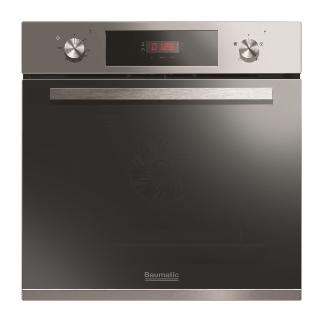 Baumatic BOFT604X Vantage Electric Single Fan Oven With Full Programmer - Stainless Steel