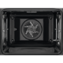 Refurbished AEG SteamBake BPE556220B 60cm Single Built In Electric Pyrolytic Oven Black