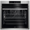 A2/BPE742380M Refurbished AEG 8000 Series BPE742380M 60cm Single Built In Electric Oven with Food Sensor Stainless Steel