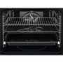 AEG 8000 Series Pyrolytic Self-Cleaning Digital Electric Single Oven with Food Probe - Matt Black