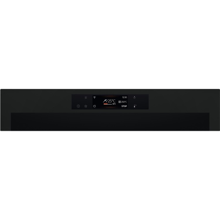 AEG 8000 Series Pyrolytic Self-Cleaning Digital Electric Single Oven with Food Probe - Matt Black