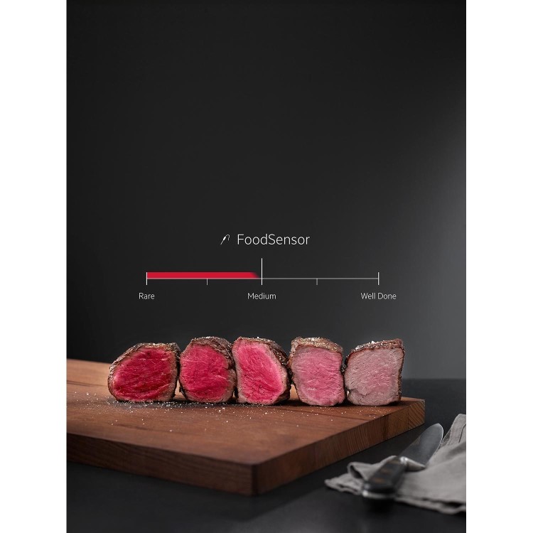 AEG 8000 Series Pyrolytic Self-Cleaning Digital Electric Single Oven with Food Probe - Matt Black