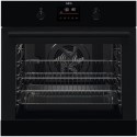 A2/A1/BPK355061B Refurbished AEG 6000 Series SteamBake BPK355061B 60cm Single Built In Electric Oven Black