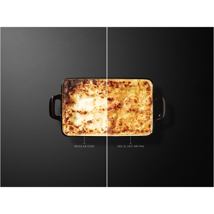 Refurbished AEG 6000 Series BPK355061B SteamBake 60cm Single Built In Electric Oven Black