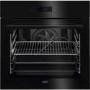 Refurbished AEG 8000 Pyrolytic BPK748380B 60cm Single Built In Electric Oven Black