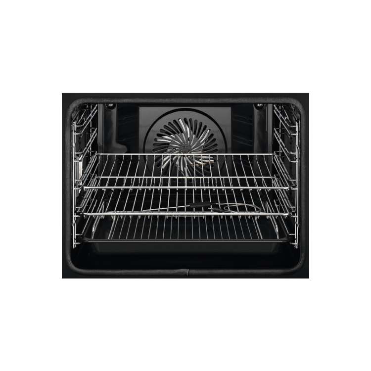 AEG 8000 Series AssistedCooking Pyrolytic Self-Cleaning Smart Single Oven with Food Probe - Black