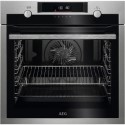 A2/BPS555060M Refurbished AEG 6000 SteamBake BPS555060M 60cm Single Built In Electric Oven Stainless Steel