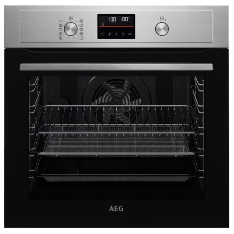 AEG 3000 Series BPX535A61M AirFry Electric Single Oven - Stainless Steel