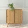 Oak Sideboard with Sliding Doors - Scandi - Briana