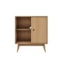 Oak Sideboard with Sliding Doors - Scandi - Briana