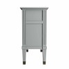 Bridget 3 Drawer Handmade Grey Chest of Drawers in Solid Wood