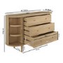 Wide Oak Sideboard with Cupboards - Breuer