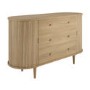 Wide Oak Sideboard with Cupboards - Breuer