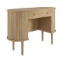 Oak Dressing Table with Drawer and Cupboards - Breuer