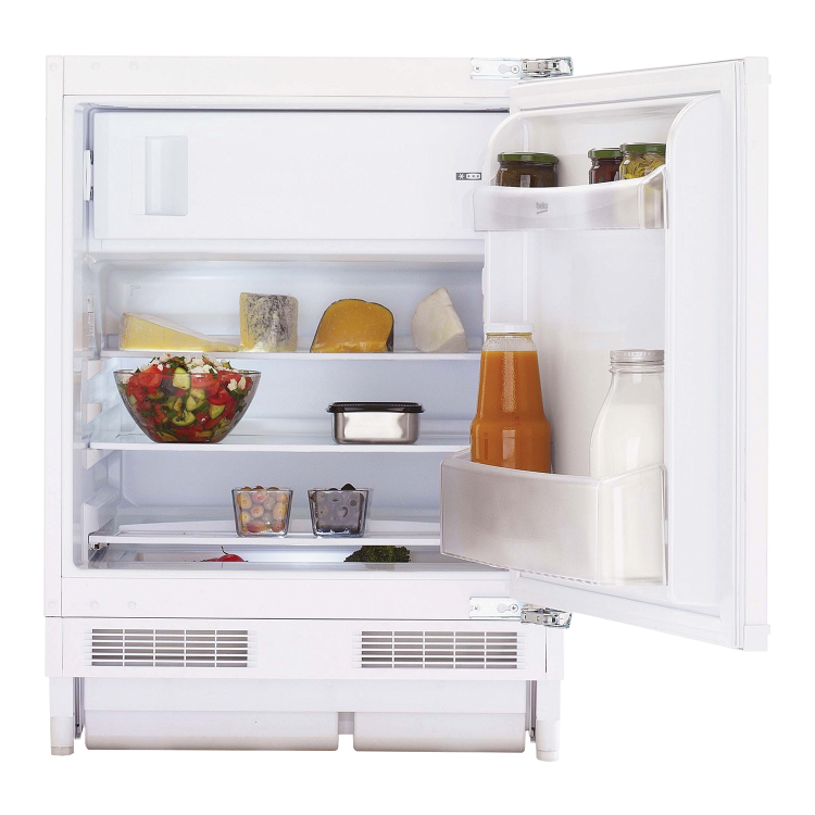 Refurbished Beko BRS3682 Integrated 92 Litre Under Counter Fridge with Ice Box
