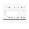 Braxton Kids Bunk Bed with Pull Out Trundle in White