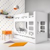 White Pod Bunk Bed with Trundle - Braxton