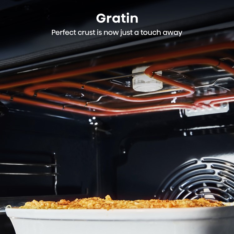 Refurbished 77L Electric Built-in Electric Single Oven With Pyrolytic Cleaning - Black