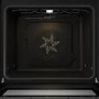 Refurbished 77L Electric Built-in Electric Single Oven With Pyrolytic Cleaning - Black