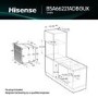 Hisense Hi4 BSA66221ADBGUK Electric Single Oven with Vapour Cleaning - Black