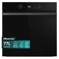 Hisense Hi4 BSA66221ADBGUK Electric Single Oven with Vapour Cleaning - Black