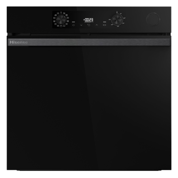 Hisense Hi4 BSA66221ADBGUK Electric Single Oven with Vapour Cleaning - Black