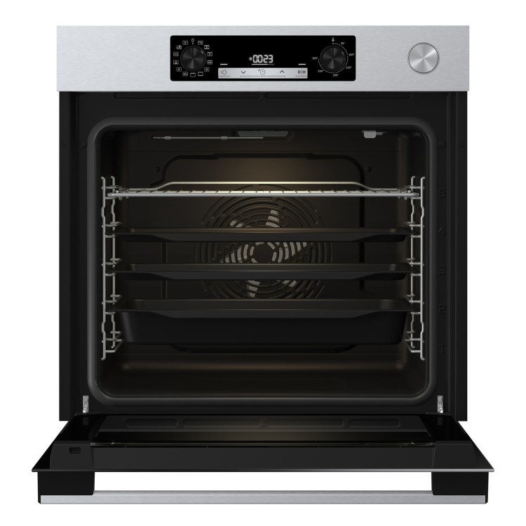 Hisense Hi4 BSA66221AXUK Electric Single Oven with Vapour Cleaning - Stainless Steel