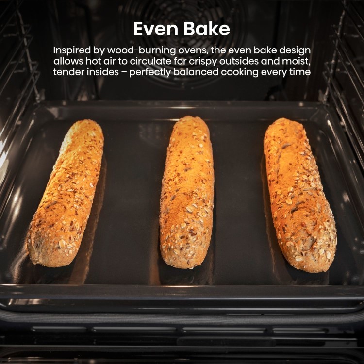 Hisense Hi4 BSA66221AXUK Electric Single Oven with Vapour Cleaning - Stainless Steel
