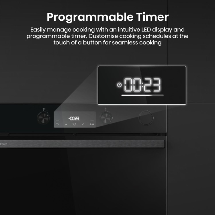 Hisense Hi4 BlackLine Built In Electric Single Oven - Black