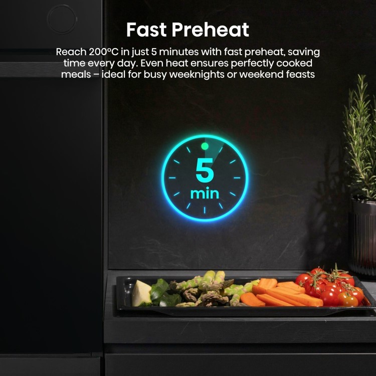 Hisense Hi4 BlackLine Built In Electric Single Oven - Black