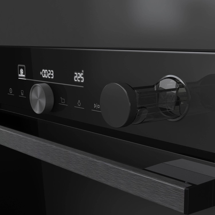 Hisense Hi6 SE BSA66331ABDGUK Electric Single Oven with Vapour Cleaning - Black