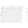 Baumatic Display 100cm Grey Glass Splashback