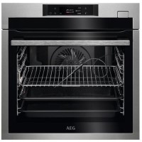 AEG 8000 Series Electric Single Oven with Food Sensor - Stainless Steel