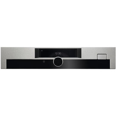Refurbished AEG 7000 SteamCrisp Electric Built-in Single Oven With Pyrolytic Cleaning - Anti-fingerprint Stainless Steel