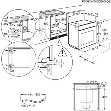 Refurbished AEG 7000 SteamCrisp Electric Built-in Single Oven With Pyrolytic Cleaning - Anti-fingerprint Stainless Steel