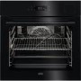 AEG 9000 Series BSK798280B SteamPro Pyrolytic Self-Cleaning Single Oven with Food
