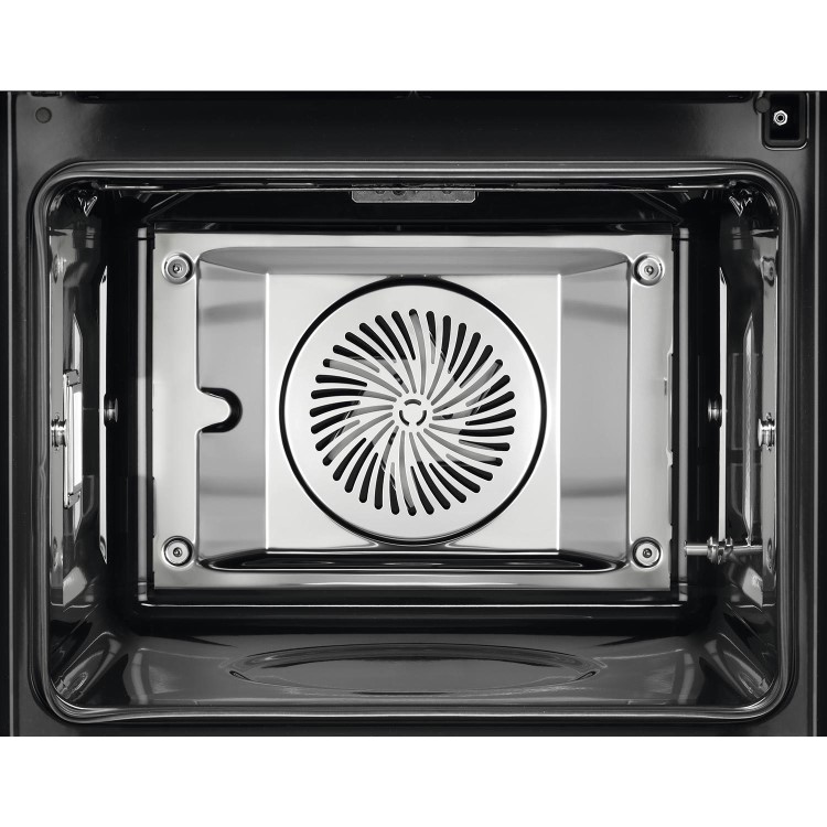 AEG 9000 Series BSK798280B SteamPro Pyrolytic Self-Cleaning Single Oven with Food