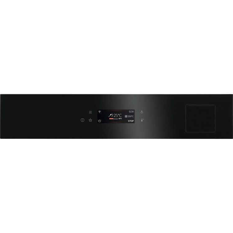 AEG 9000 Series BSK798280B SteamPro Pyrolytic Self-Cleaning Single Oven with Food