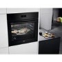 AEG 9000 Series BSK798280B SteamPro Pyrolytic Self-Cleaning Single Oven with Food