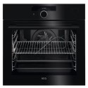 78978555/1/BSK978330B Refurbished AEG 7000 Electric Single Oven with Food Sensor & Command Wheel - Black